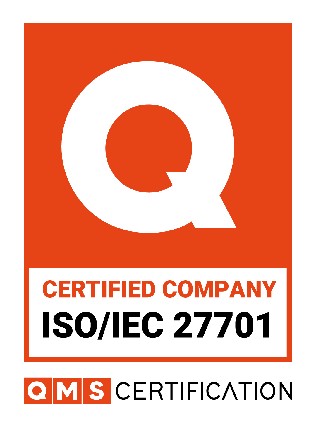 Certificado normas ISO 27001